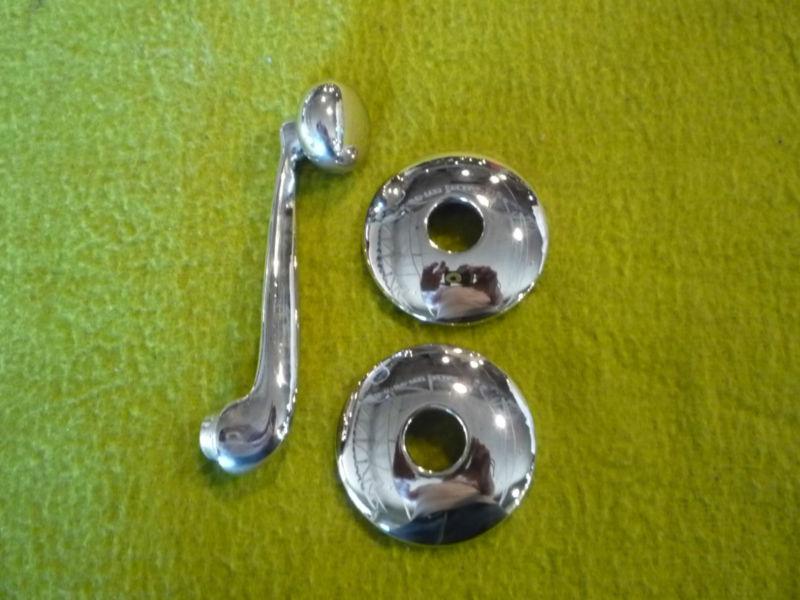 1937 desoto window crank and trim pieces - rare - no reserve