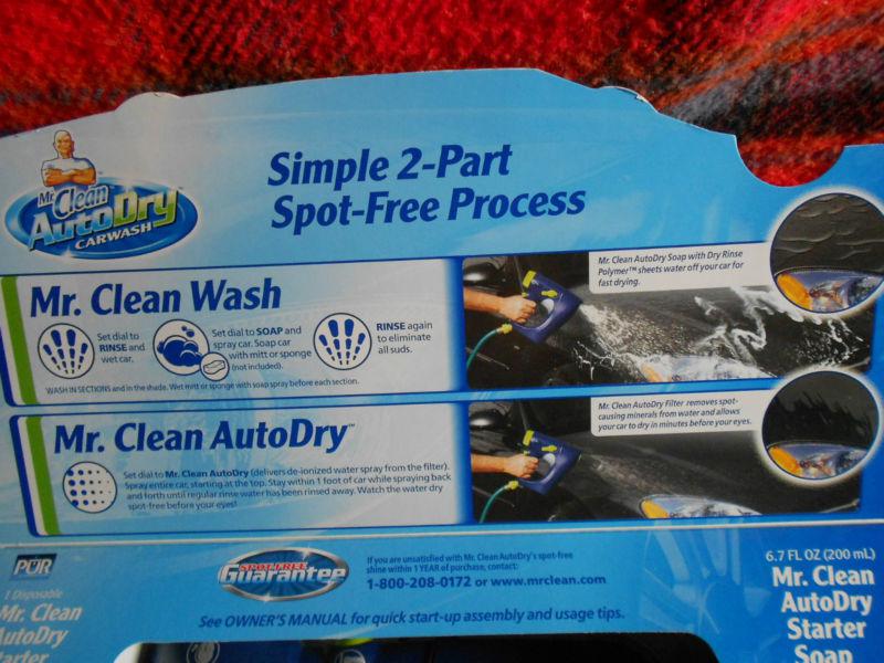 Mr Clean Auto Dry Car Wash Starter Kit ( NEW IN BOX ) , US $14.99, image 7