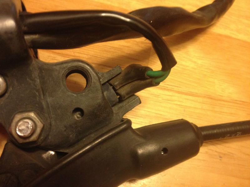 1982 Honda FT500 Ascot clutch lever left side handle light horn blinker switch, US $30.00, image 5