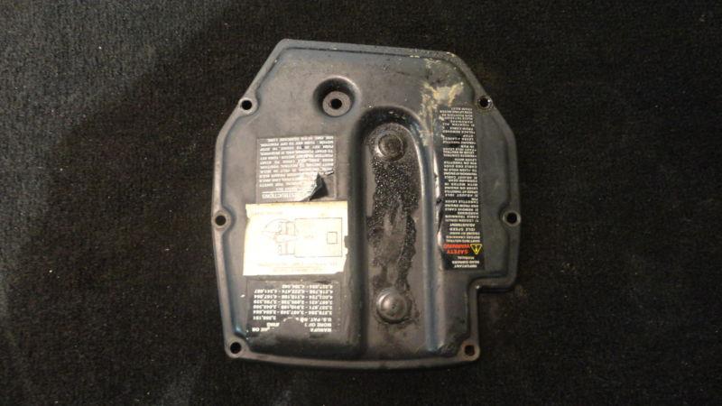 Used air silencer cover assembly # 0387869 for 1984 40hp johnson outboard motor