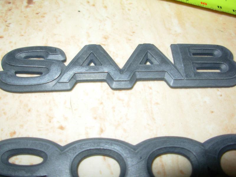 SAAB 9000 CS 3 Pieces Plastic Silver Emblem badge decal logo symbol , US $9.99, image 4