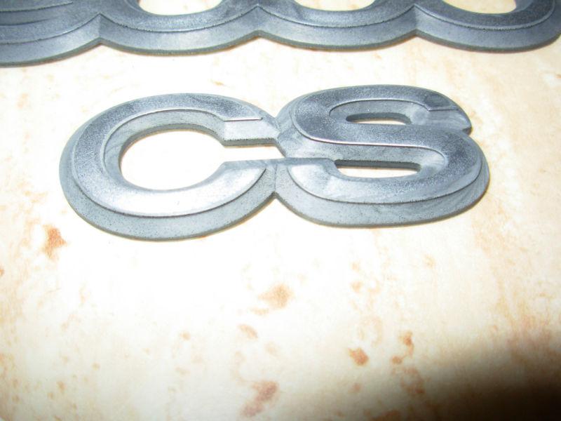 SAAB 9000 CS 3 Pieces Plastic Silver Emblem badge decal logo symbol , US $9.99, image 6