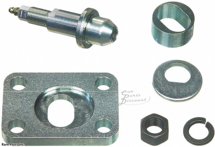 Replacement adjustable camber king pin