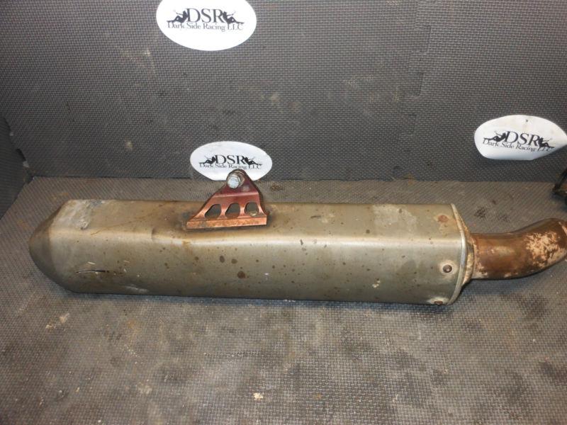 Yamaha raptor 660 afermarket pipe exhaust silencer (yfm 660r motor, engine) (r4)