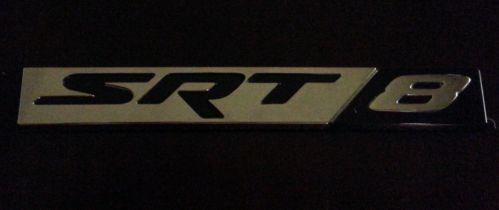 Srt8 metal badge emblem jeep dodge chrysler