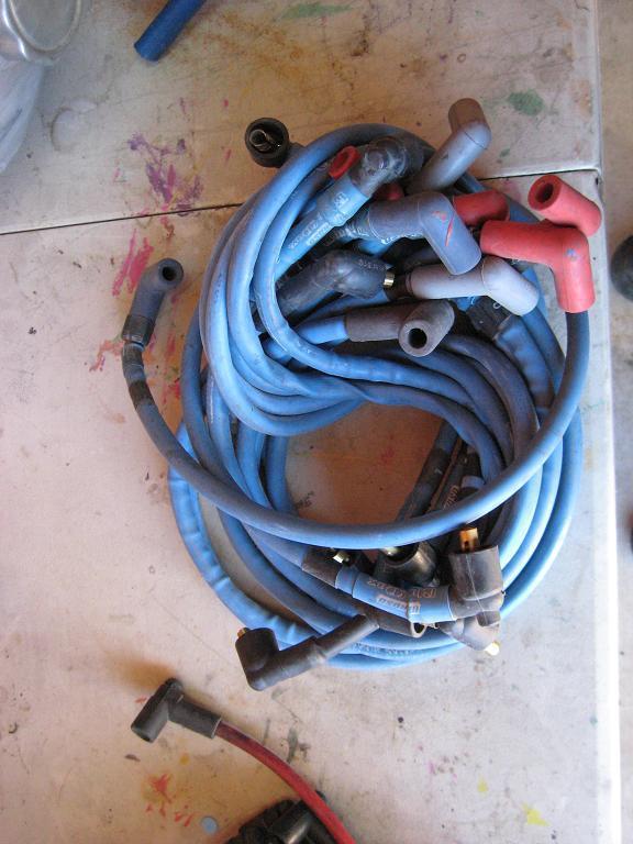 Moroso plug wires blue max 