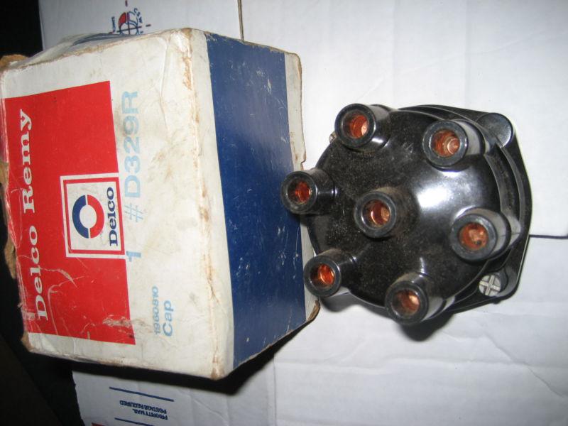 Purchase New NOS Delco Remy GM Distributor Cap 6 Cylinder D329R in