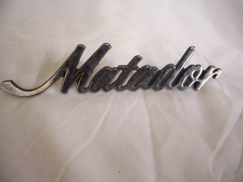 Matador emblem - amc motors