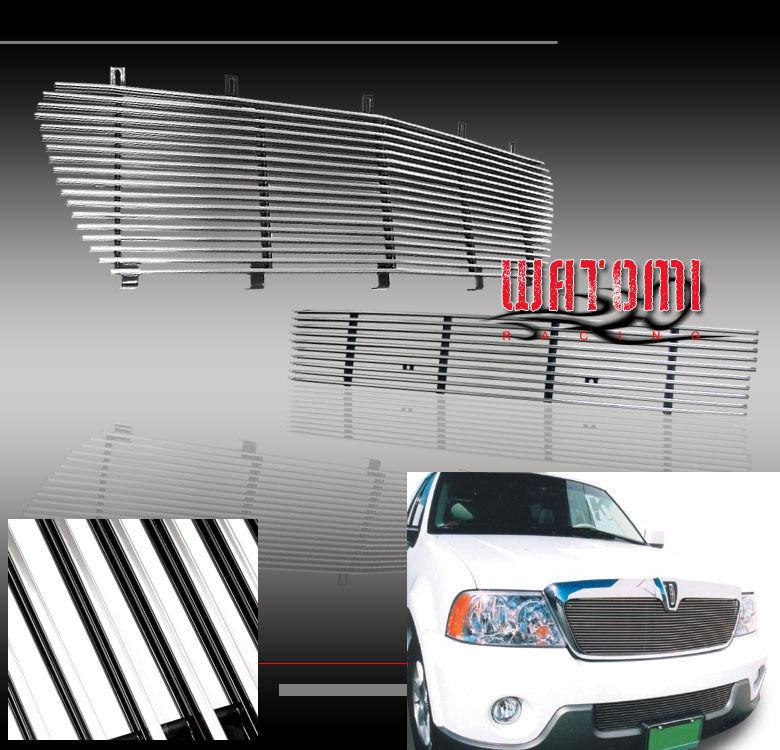 03 04 lincoln navigator billet grille upper+bumper 2pcs