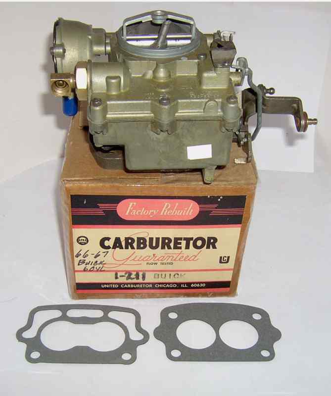 Factory rebuilt 1966/67 buick rochester 2v side inlet carburetor will fit chevys