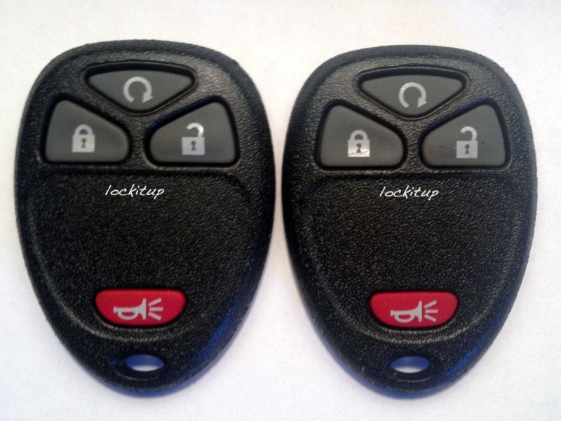 Purchase Two New GM Remote Start Key Fob Keyless Entry Remote Free