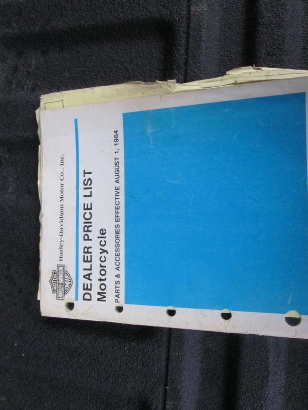 Find HARLEY DAVIDSON FLT/FLHT OWNERS MANUEL 1984 in Everson, Washington