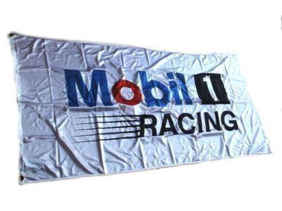 Mobil 1 racing banner flag nascar excellent sign 5x3ft!