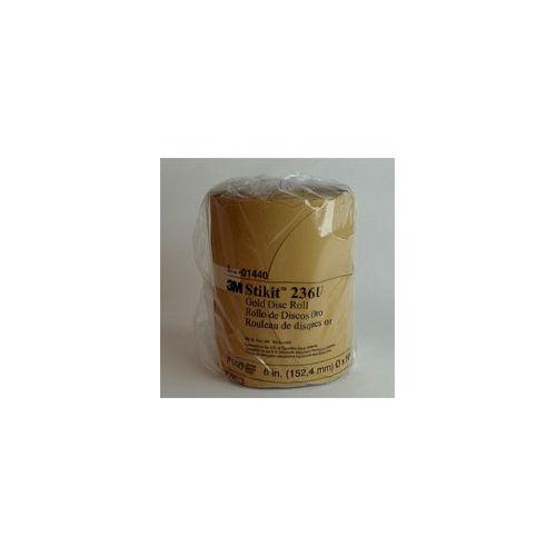 3m 6" 150 grit stikit psa gold sandpaper sanding disc roll 175 in a box 1440