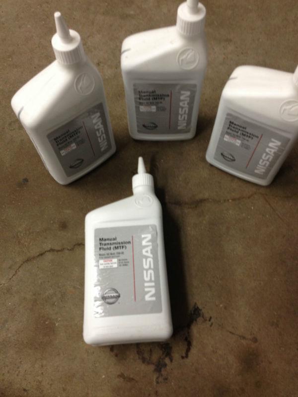 Oem nissan manual transmission fluid hq multi 75w-85 # 999mp-mtf00p 4 qts