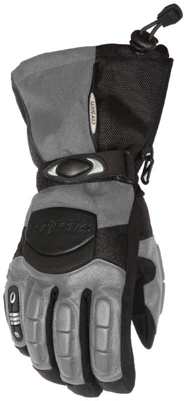 Cortech cascade silver large snowmobile mens gloves snow lrg lg l