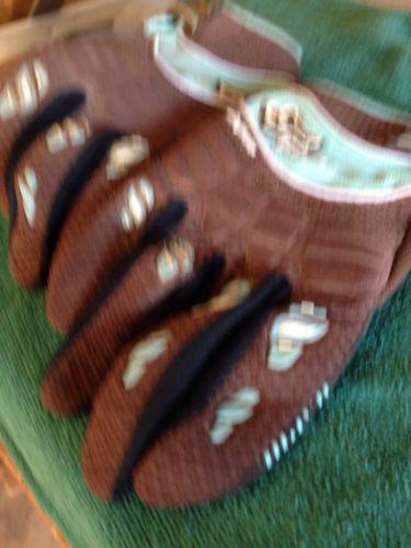 Girls fox racing dirtpaw motocross atv gloves size xl teal and brown.