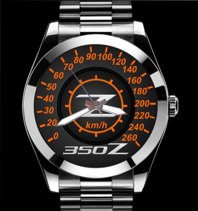 350z nissan 2005 2006 2007 2008 km/h speedometer meter auto art stainless watch