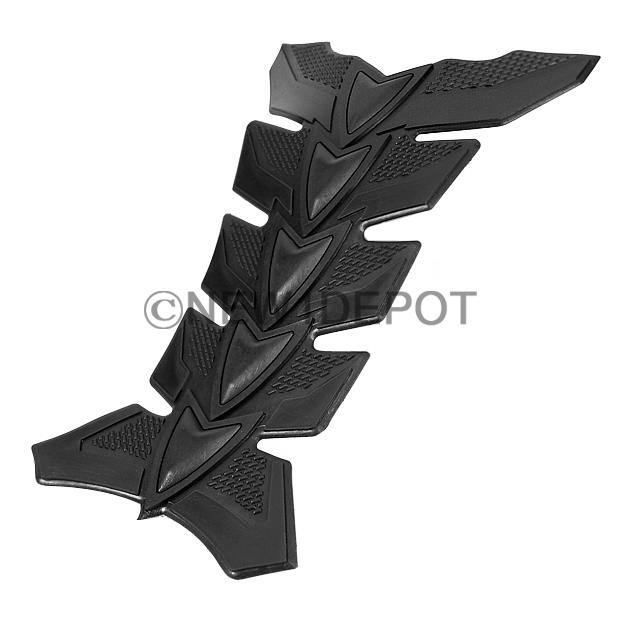 Motorcycle Black Bike Sport Fuel Gas Protector Rubber Tank Pad Sticker Mat Flaps, US $6.99, image 3