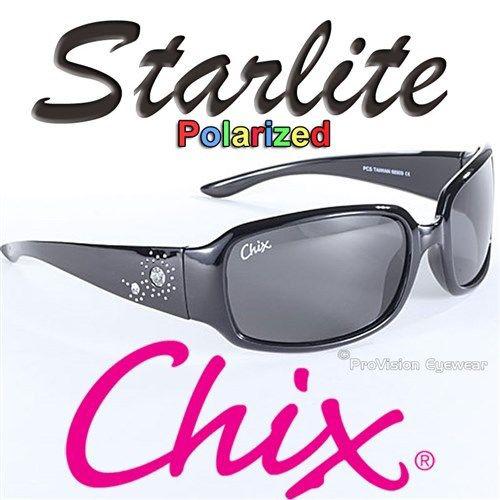 Womens black polarized motorcycle biker riding glasses sunglasses w/rhinestones