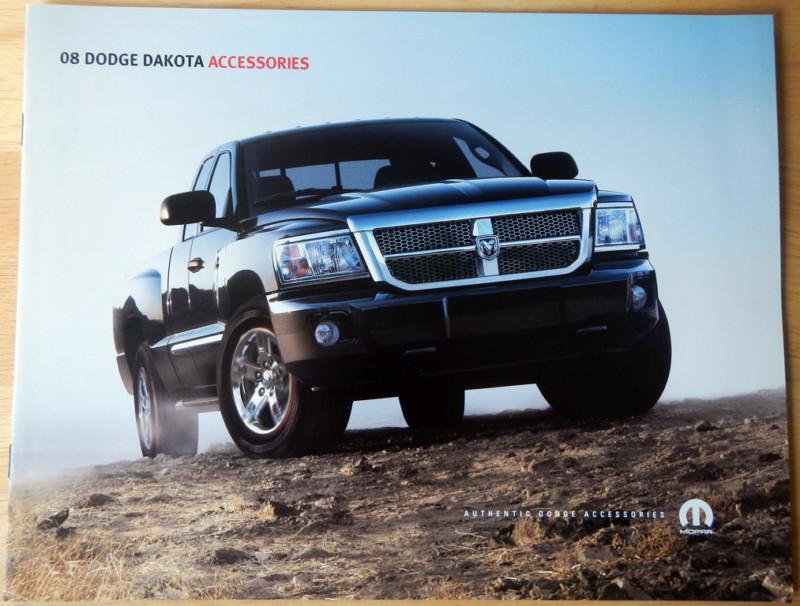 Purchase NEW 2008 DODGE DAKOTA ACCESSORIES DEALER CATALOG BROCHURE in