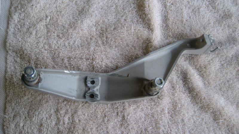 Vintage johnson/evinrude throttle cable holder bracket at the powerhead