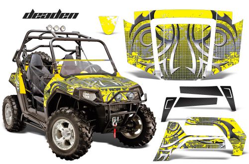Amr racing polaris rzr 800 graphic kit decal utv parts accessory 06-10 deaden y