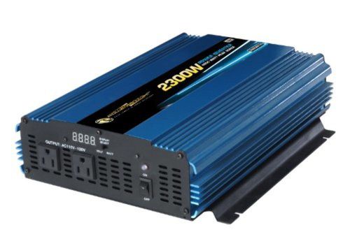 Power bright pw2300-12 power inverter 2300 watt 12 volt dc to 110 volt ac