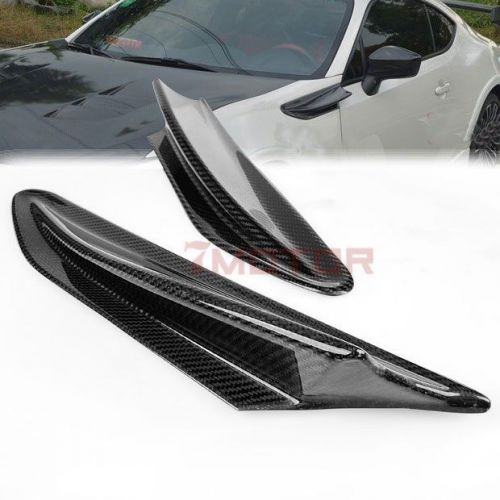Purchase Carbon Fiber Side Fender Vent Shark Fin Cover Trim For Scion