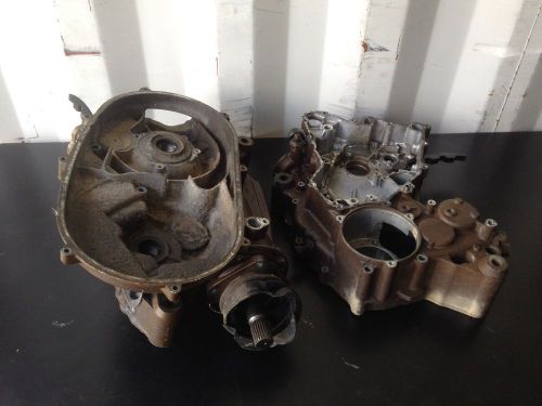 2002 kawasaki prairie 650 engine motor cases case left right set bottom end