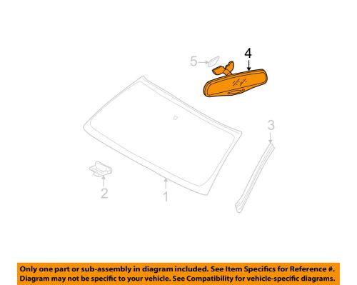Gm oem windshield-mirror inside 13585948