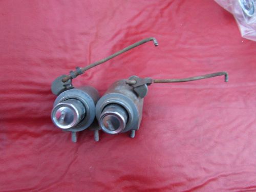 68 corvette only  original push door locks and rods