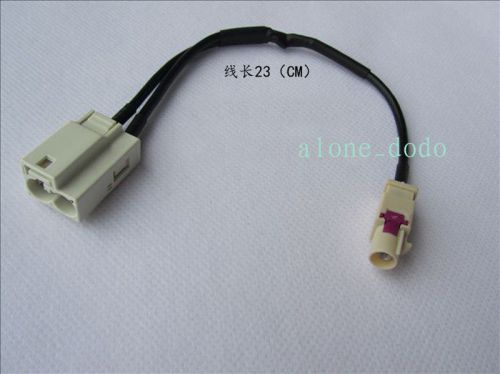 Stereo connector wire antenna adapter cable for vw rcd510+ rcd510 rns510 rns315