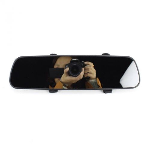 Hd 1080p 2.7" data recorder car rear view mirror camera dash video dvr vehicle