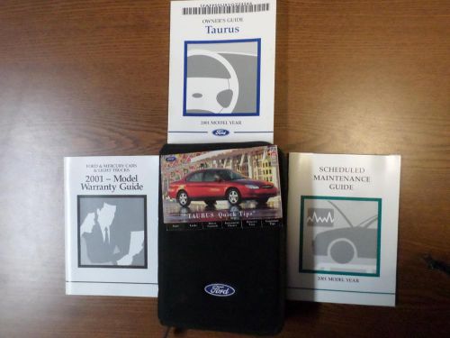 Ford taurus owners manual  2001; 13d0366