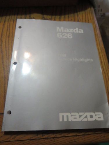 1998 mazda 626 auto workshop repair service highlights manual book 98