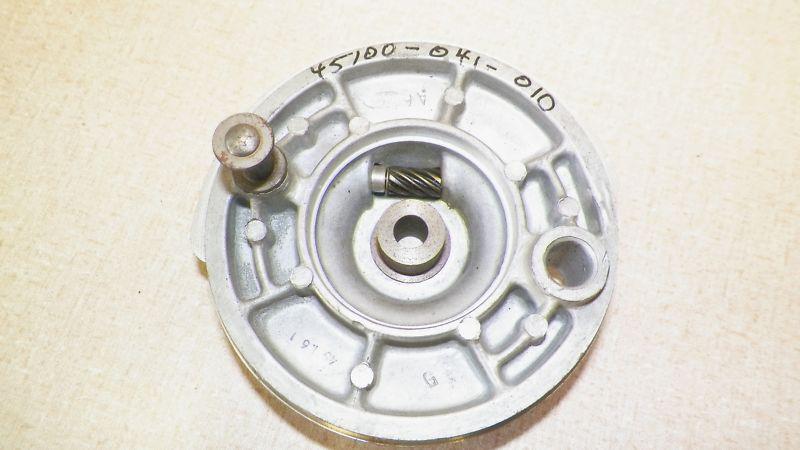 1971-72 Honda C70, C70 M, Front Brake Panel, Hub, Drum, NOS , US $29.99, image 3