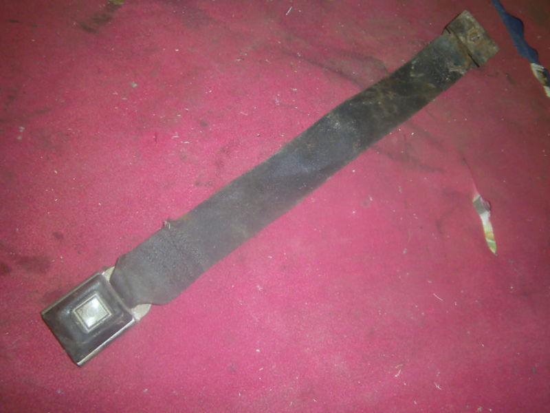 Purchase FIRESTONE RCF67 AFTERMARKET VINTAGE FEMALE SEAT BELT BUCKLE BLACK BELT GM CHEVY in