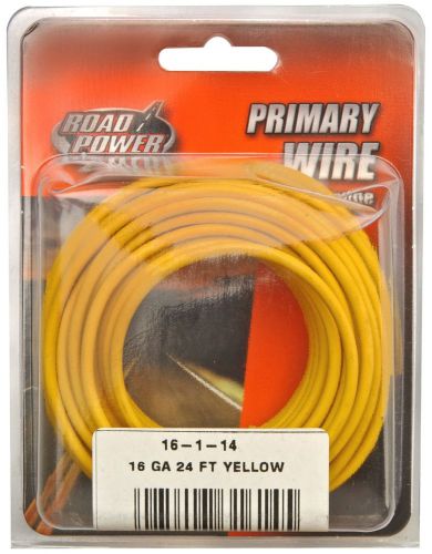 Road power 55668333 primary electrical wire, 16 gauge, 24&#039;, yell