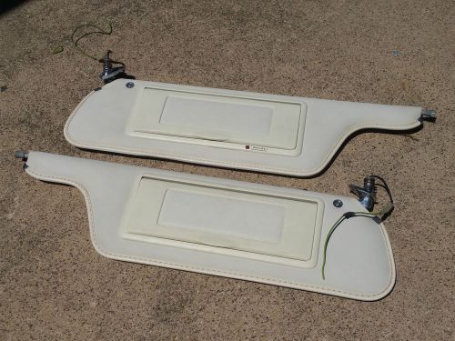 Oem vintage 1978-1979 lincoln mark v sun visors with garage opener