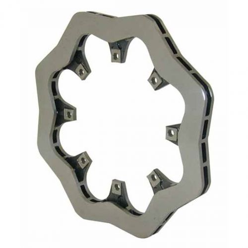 Wilwood 160-8135 ultralite 32 vane vented scalloped iron rotor, 11.75