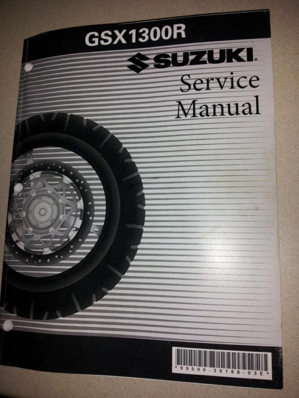 Suzuki hayabusa factory service manual (paper manual)