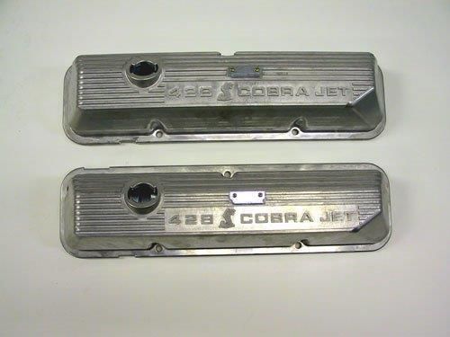 New ford 428 scj 69-70 shelby gt500 mustang mach 1 snake valve covers