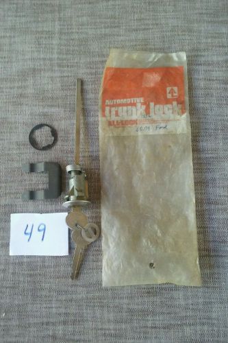 Vintage 1965-79 ford trunk lock with keys (nos)