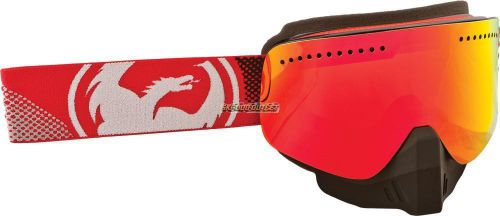 Dragon nfx snow goggles fade red w/red ion lens
