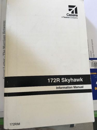 Excellent cessna skyhawk 172r information manual 172rim printed after 02/00