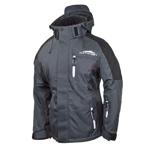 Katahdin gear women's apex jacket gray small