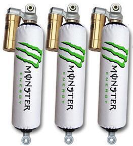 White shock covers honda trx 250 300 400 ex trx400 set3