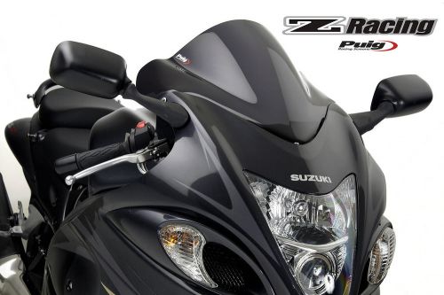 Double bubble puig screen suzuki gsxr1300 hayabusa 08-13 dark smoke