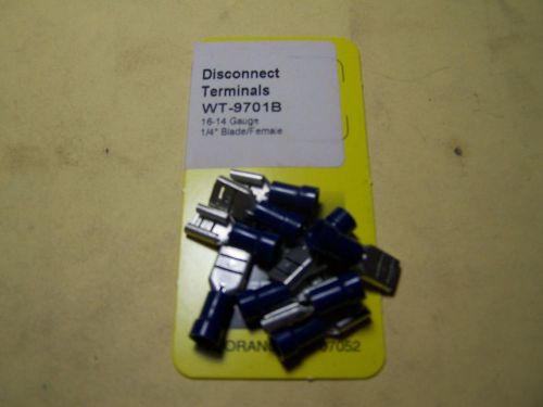 Electrical terminal - quick disconnect terminals - 16-14, 1/4&#034; blade, female